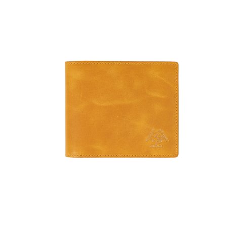 Palace LEATHER BILLFOLD WALLET YELLOW - Colorway