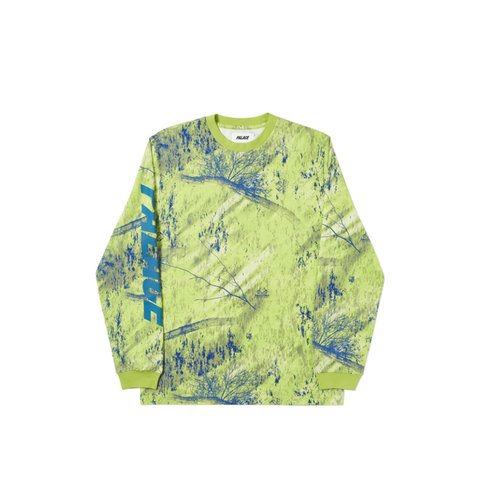 Palace REAL TREE FISHING LONGSLEEVE GREEN - Colorway