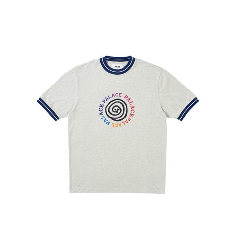 Palace P RINGER T-SHIRT GREY MARL - Colorway