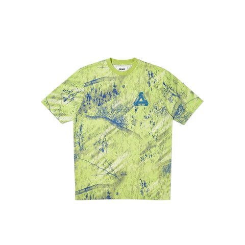 Palace REAL TREE FISHING T-SHIRT GREEN - Colorway