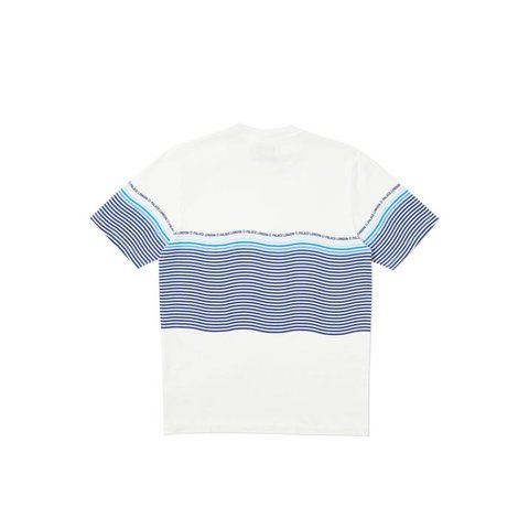 Palace WAVEY STRIPE T-SHIRT NAVY / WHITE