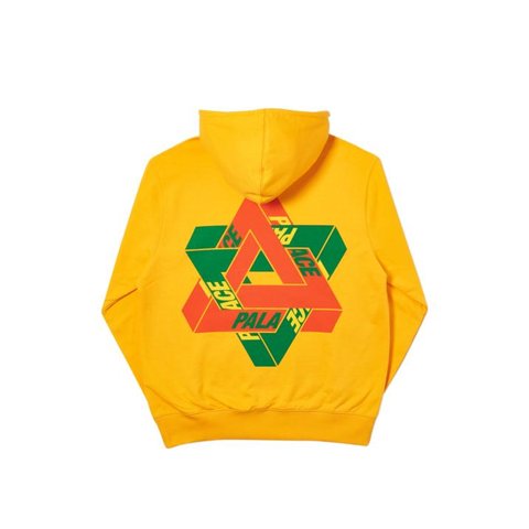 Palace RASTA NEIN SNIFF HOOD YELLOW