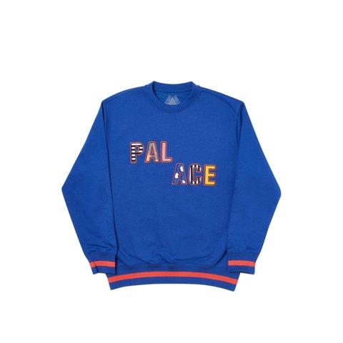 Palace PAL PAL CREW BLUE - Colorway