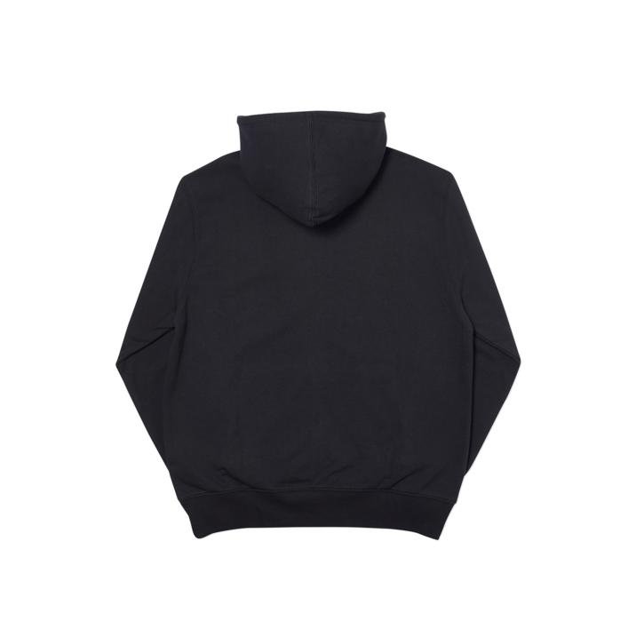 SOFAR ZIP HOOD BLACK