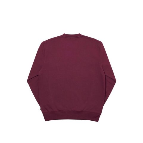 Palace BASICALLY A CREW BURGUNDY