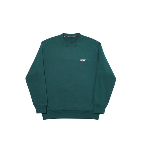 Palace BASICALLY A CREW DARK GREEN - Colorway