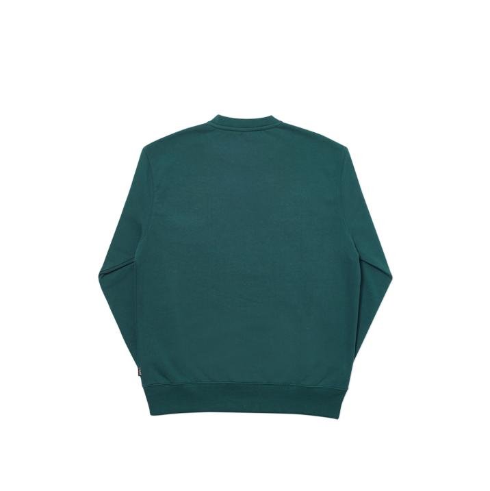 BASICALLY A CREW DARK GREEN