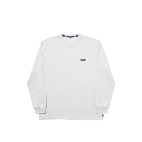 Palace BASICALLY A LONGSLEEVE LIGHT GREY MARL