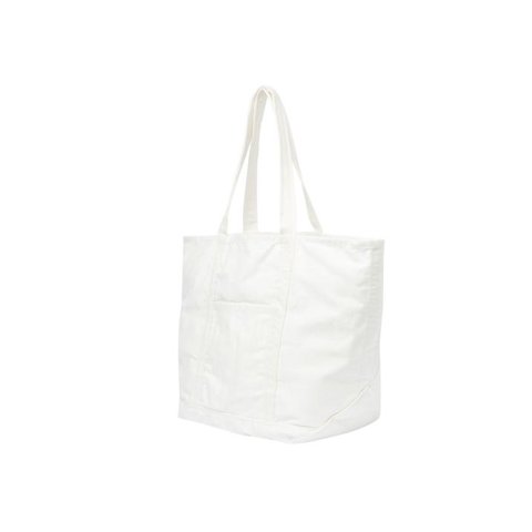 HESH DENIM TOTE BAG WHITE