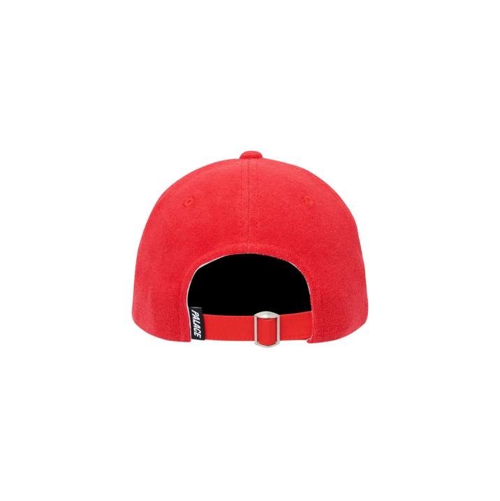TOWELLING 6-PANEL RED