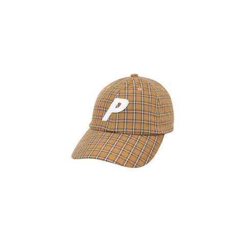 Palace PLAID P 6-PANEL MUSTARD - Colorway