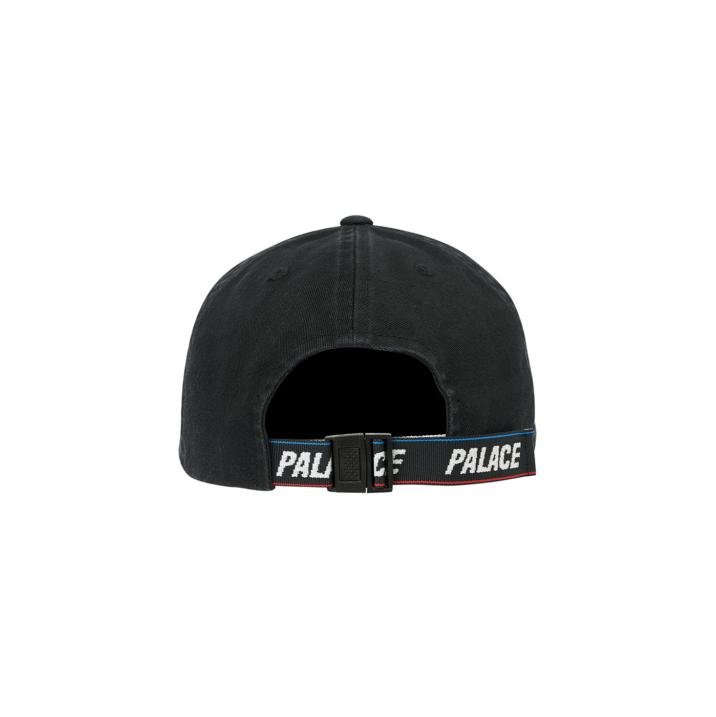 WASH OUT 6-PANEL BLACK