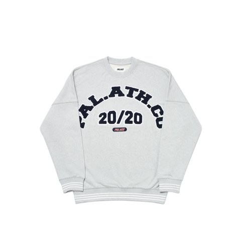 Palace 20/20 VISION CREW GREY MARL - Colorway