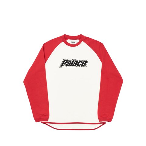 Palace BLINDER CREW RED / WHITE - Colorway