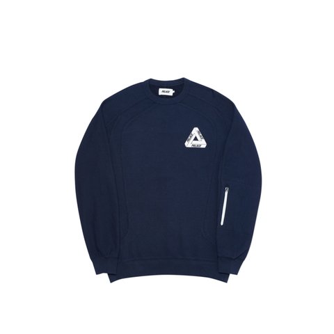 Palace TECHIE FERG CREW NAVY - Colorway