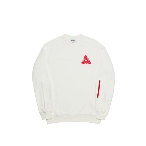 Palace TECHIE FERG CREW WHITE - Colorway