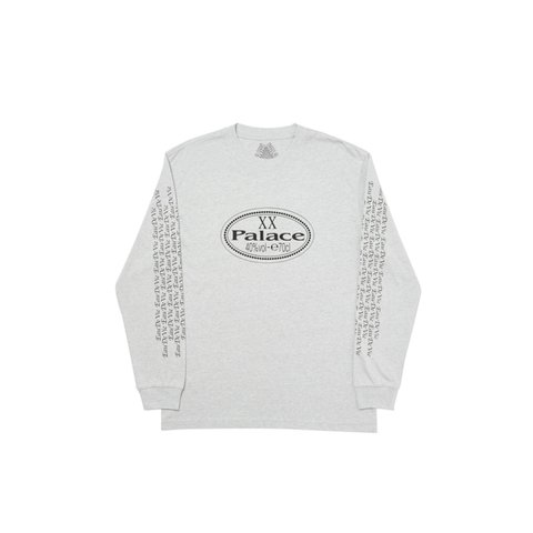 Palace PALACE XX LONGSLEEVE GREY MARL - Colorway