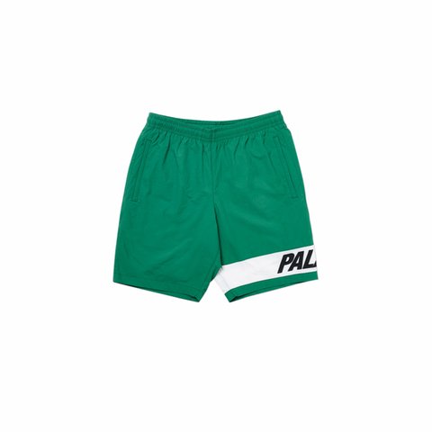 Palace SIDE SHORT GREEN / WHITE - Colorway