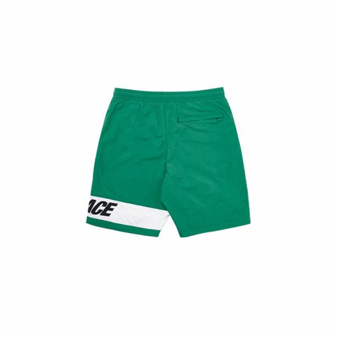 Palace SIDE SHORT GREEN / WHITE - Colorway
