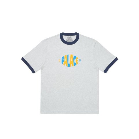 Palace LOZENGE T-SHIRT GREY MARL