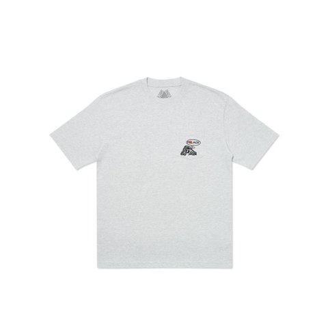 PEACE POCKET T-SHIRT GREY MARL