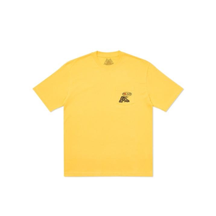 PEACE POCKET T-SHIRT YELLOW