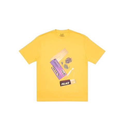Palace SKIN UP MONSIEUR T-SHIRT YELLOW
