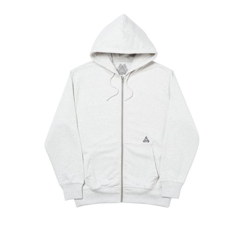 Palace SOFAR ZIP HOOD LIGHT GREY MARL - Colorway