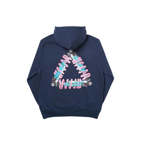 Palace TRI-PUMPING HOOD NAVY