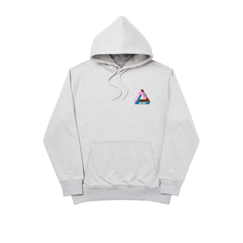 Palace TRI-TEX HOOD GREY MARL - Colorway