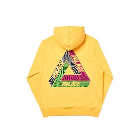 Palace TRI-TEX HOOD YELLOW