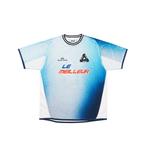 Palace MULTI OPTION FOOTIE JERSEY BLUE - Colorway