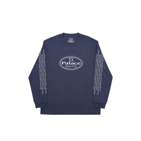 Palace PALACE XX LONGSLEEVE NAVY - Colorway