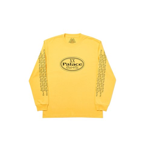 Palace PALACE XX LONGSLEEVE YELLOW - Colorway