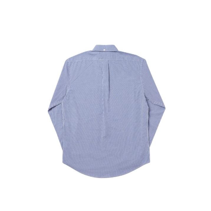 GING-HAM SHIRT BLUE