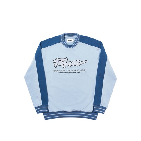 Palace JEANIUS CREW BLUE - Colorway