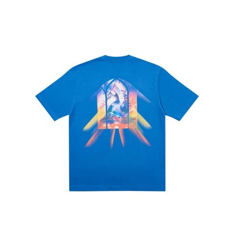 Palace I DON'T SKATE ON A SUNDAY T-SHIRT BLUE