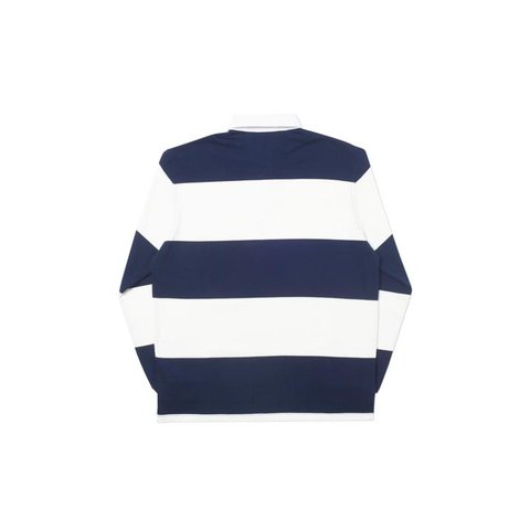 Palace STRIPED RUGBY NAVY / WHITE