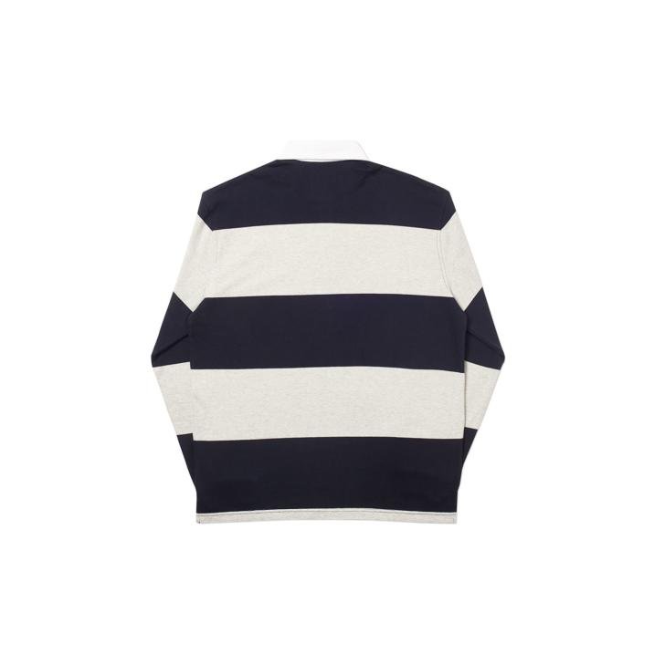 STRIPED RUGBY BLACK / GREY
