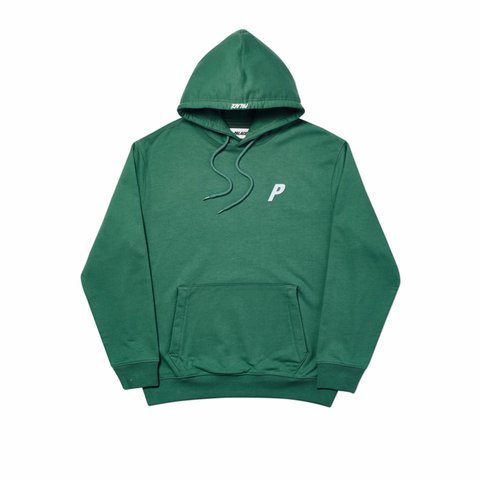 Palace FELT P HOOD GREEN - Colorway