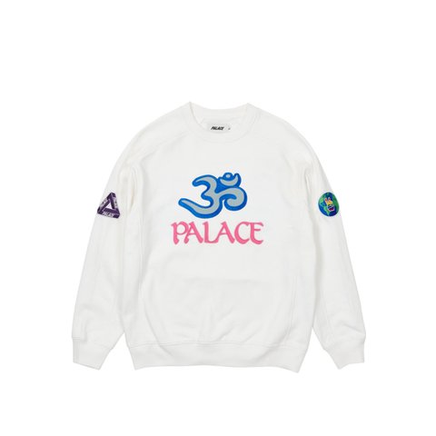 Palace OM CREW WHITE - Colorway
