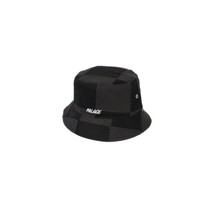 STITCH UP BUCKET HAT BLACK