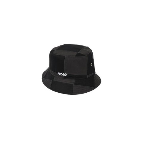 STITCH UP BUCKET HAT BLACK