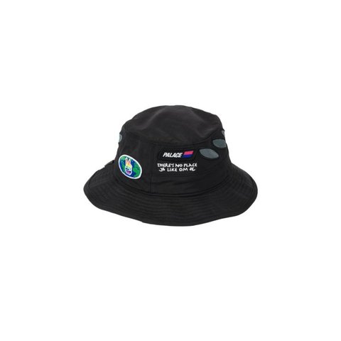 OM SHELL BUCKET HAT BLACK