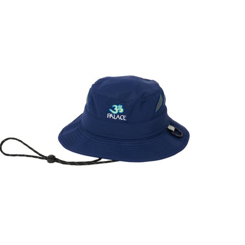 Palace OM SHELL BUCKET HAT NAVY - Colorway