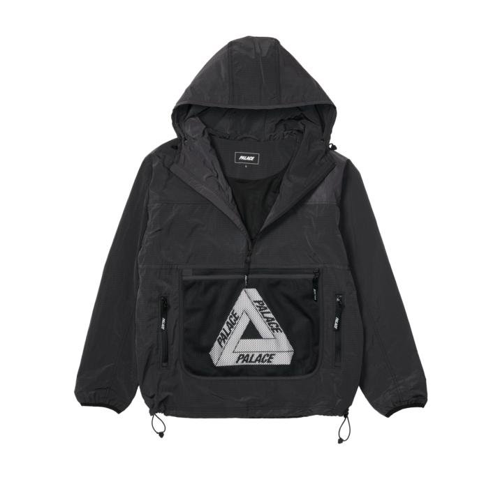 MESH POCKET SHELL JACKET BLACK
