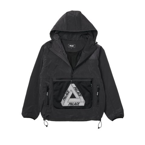 MESH POCKET SHELL JACKET BLACK
