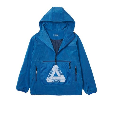 MESH POCKET SHELL JACKET BLUE