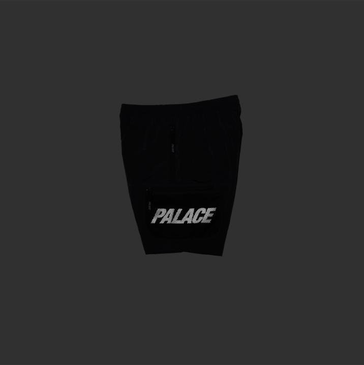 MESH POCKET SHELL SHORTS BLACK