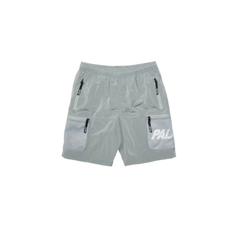 MESH POCKET SHELL SHORTS GREY